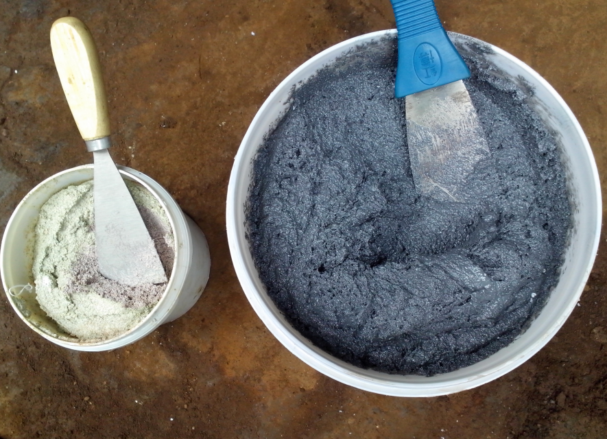 DZ707快固小颗粒耐磨涂层修复磨损的离心机出料保护环